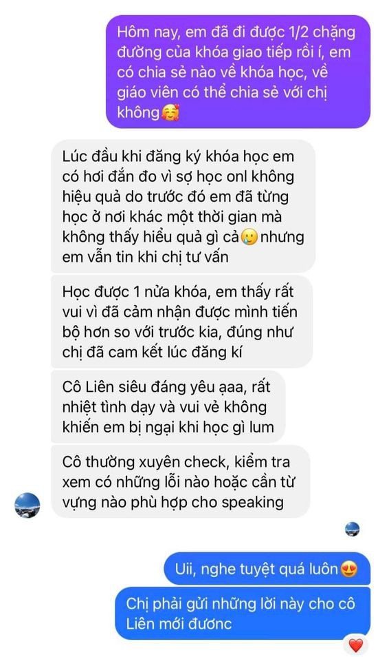 chị mai thúy hà - texaslớp <br> giao tiếp - GT1432