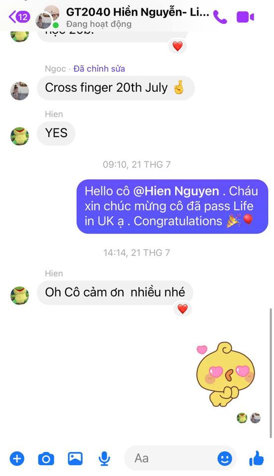 chị hà yến hải - ohio <br> lớp quốc tịch - qt611